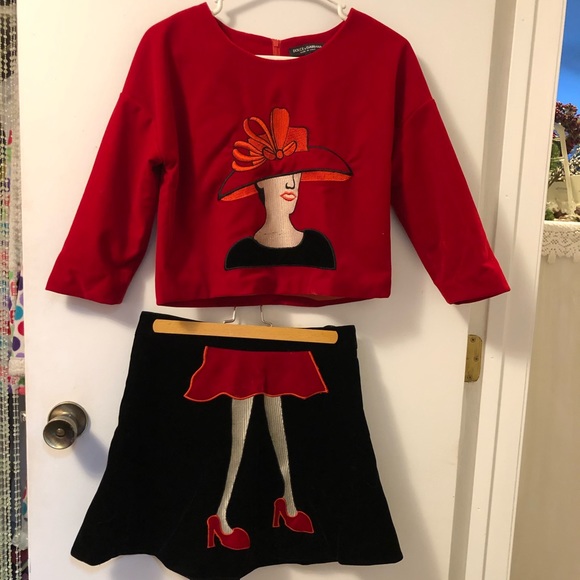 Dolce & Gabbana 2 Piece Vintage Dress - Picture 1 of 7